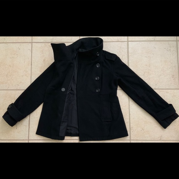GAP high funnel collar peacoat black size size XS - Picture 4 of 12